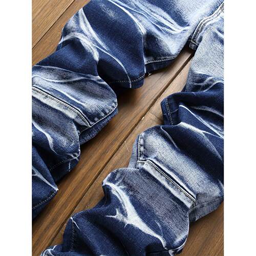 Trendy And Fashionable High Quality Blue And White pain跨境