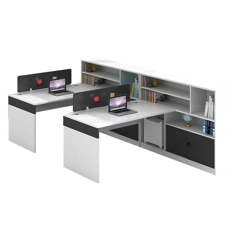 职员办公桌财务桌员工位桌椅组合4人6屏风桌子办公室文员家具双人