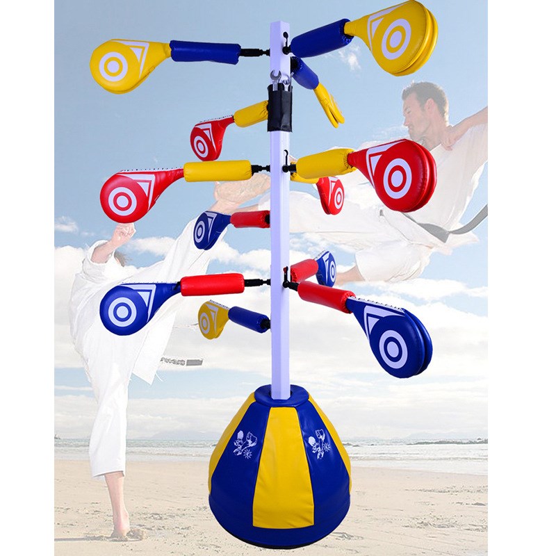 跆拳道脚靶训练靶 立式不倒翁拳击拳靶固定架跆拳道训练器材