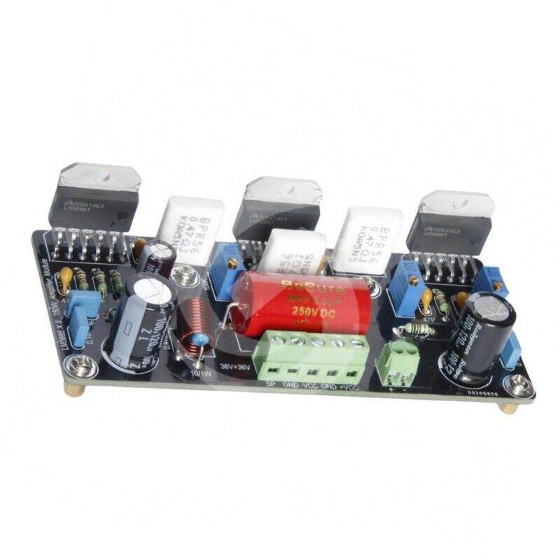 LM3886*3组装的并联150W纯直流声道功放板