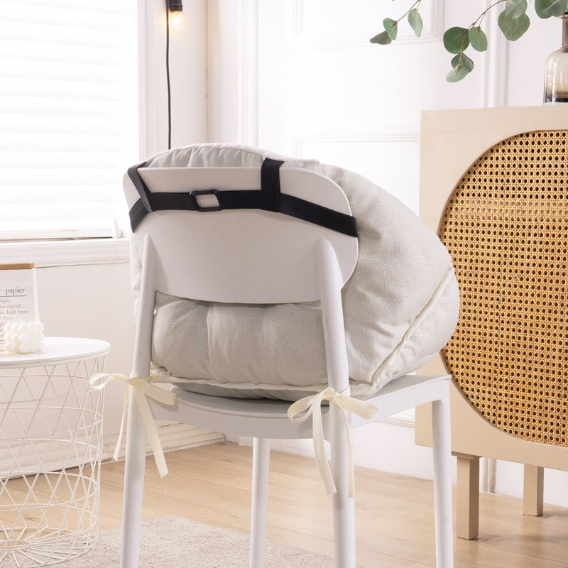 可拆洗两面用坐垫靠背一体座垫学生宿舍椅垫办公室久坐护腰屁股垫