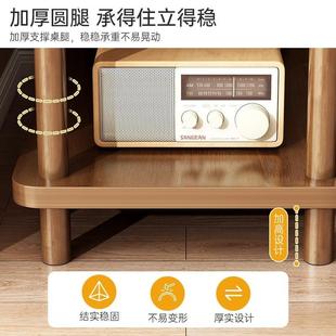 沙发边几侧边柜小户型家用简约现代桌子小茶几卧室床头实木小方桌
