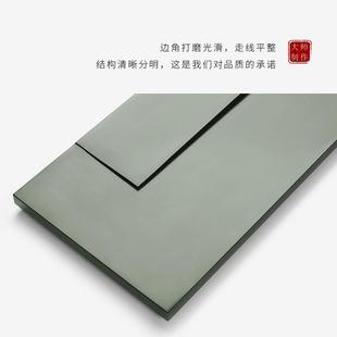 天然天罗绿石茶盘简约家用办公送礼茶台高端茶室客厅送礼茶海托盘