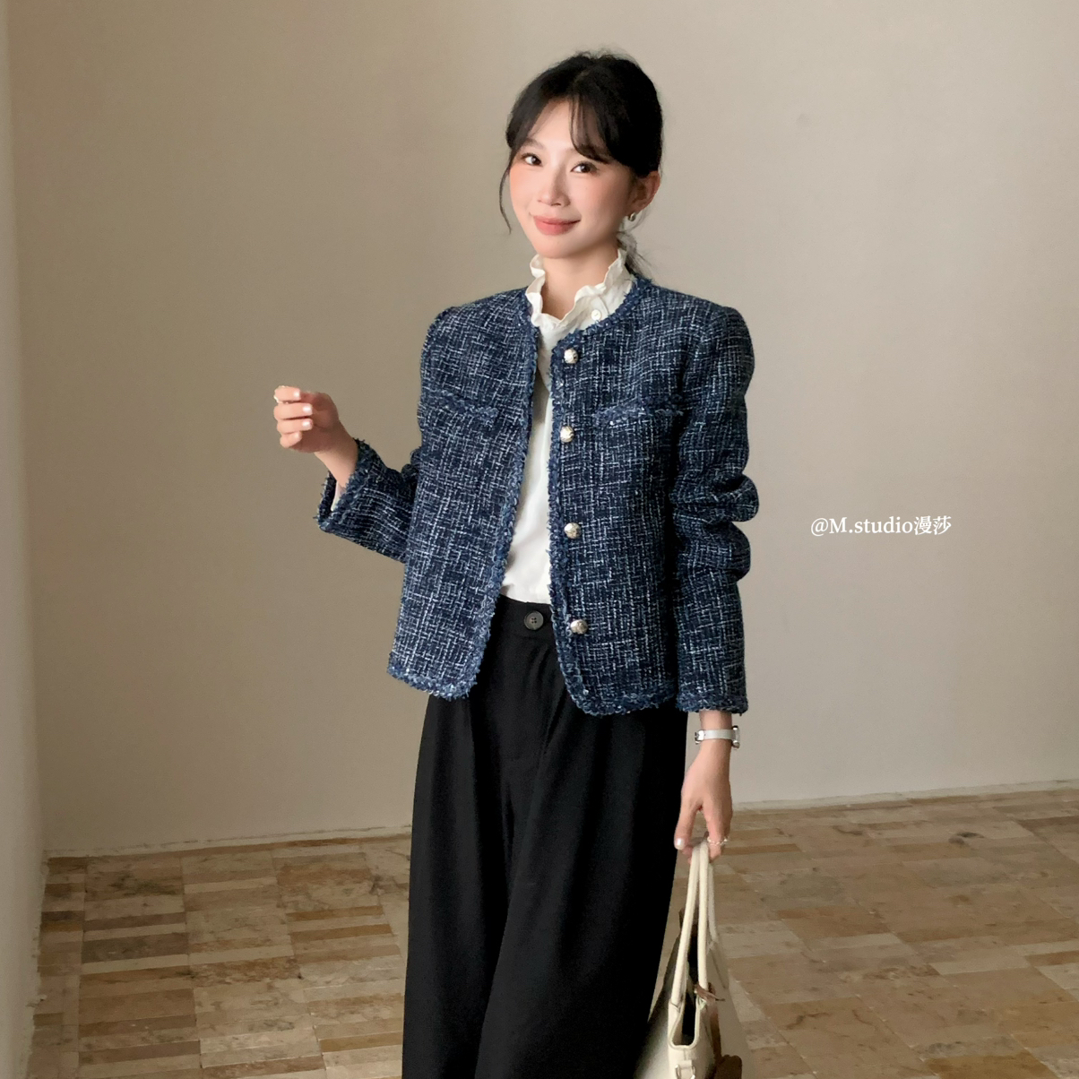 MSTUDIO漫莎-璀璨星河小香风短外套6038