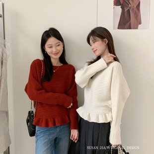 SUSAN 自留️种草️甜系fell气质百搭保暖毛衣1685s