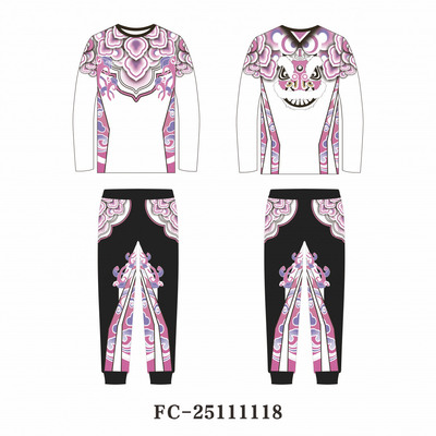 2026贺新年舞狮服成人醒狮套装男吴川游神儿童长袖长裤训练服定制