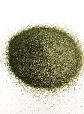 绿色彩砂石榴石砂 酒店烟灰缸用草原绿砂 40# 80#