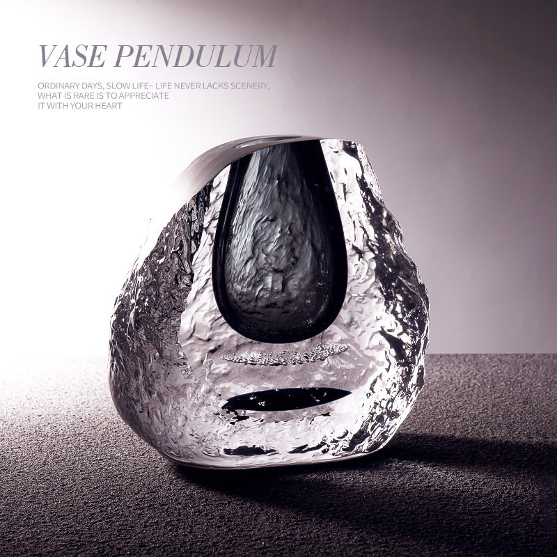 简约创意不规则方形琉璃花瓶轻奢客厅玄关装饰厚重插花瓶水养摆件,模玩/动漫/周边/娃圈三坑/桌游,文化/体育周边,淘宝优惠券,粉丝福利购,淘宝优惠卷