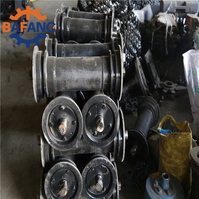 供应40t锻打机尾滚筒 现货供应 40t刮板机一体式机尾滚筒总成