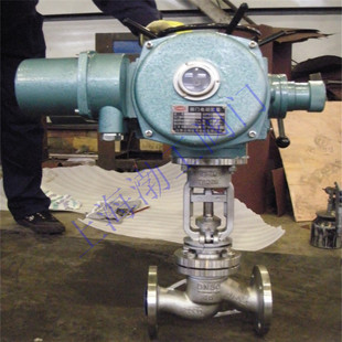 远程控制电动截止阀 25RL DN150 J941H 316L不锈钢电动法兰截止阀