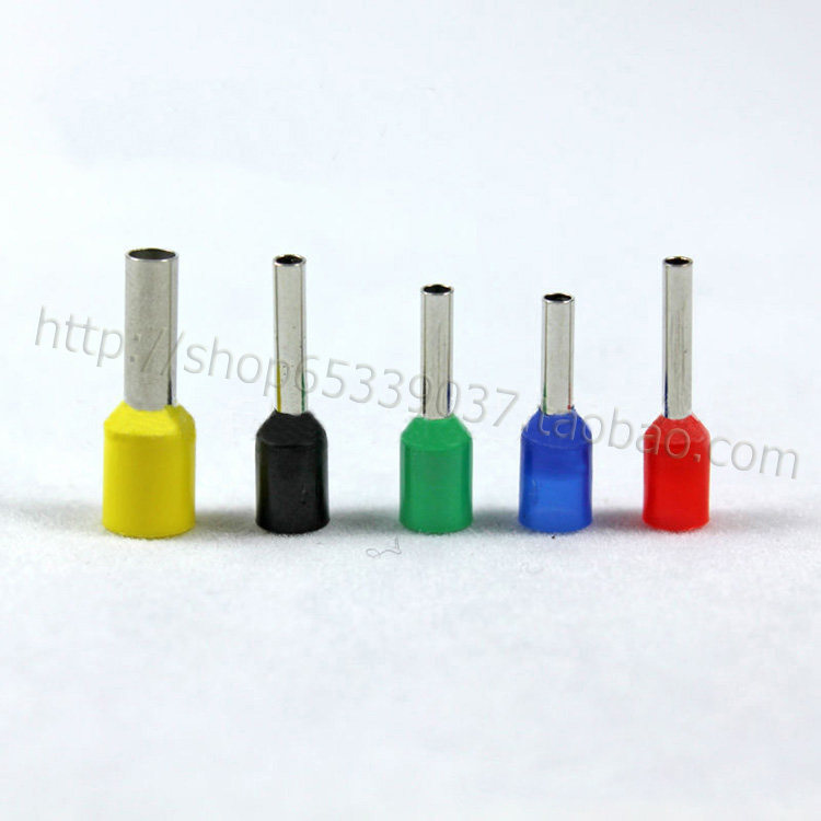 优选优质紫铜管形尼龙预绝缘端子EVN2510接线端子2.5平方铜管 100