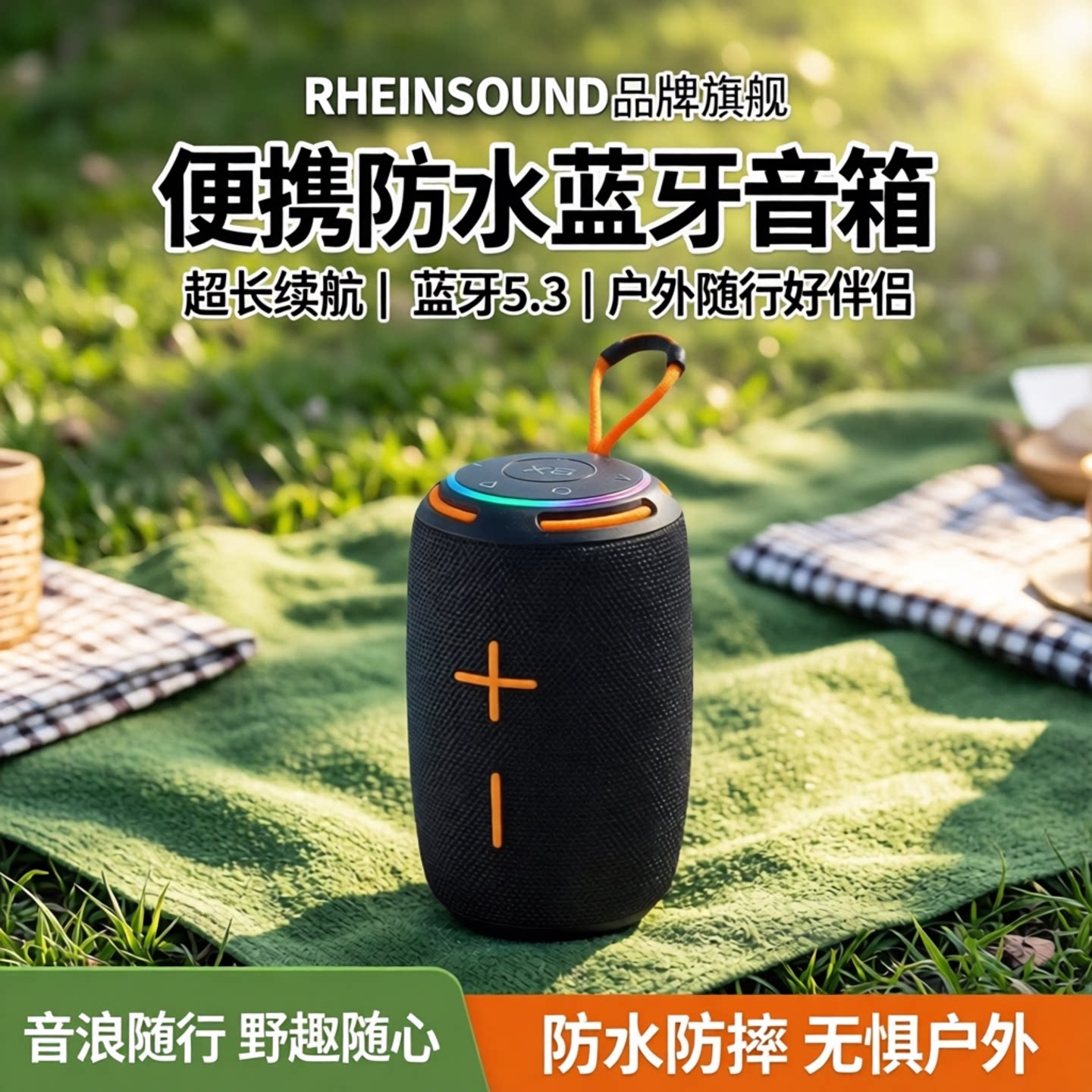 RHEINSOUND北欧布艺蓝牙音箱