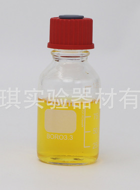 Bioland贝兰伯 757-250W带刻度培养基瓶配wheaton可穿刺盖240680