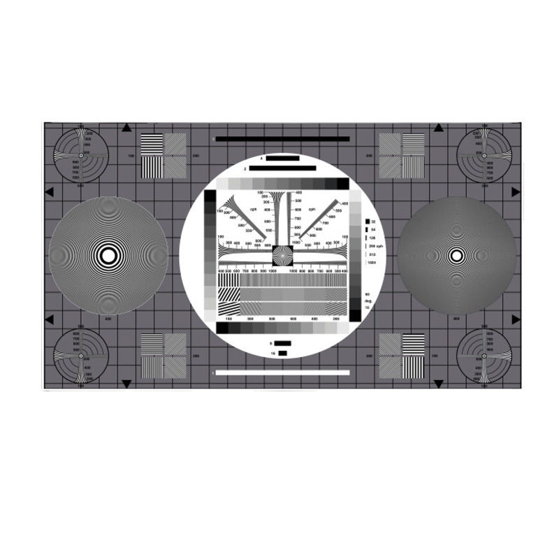 3nh三恩驰YE0167高清电视通用测试图卡 通用高清分辨率测试图卡