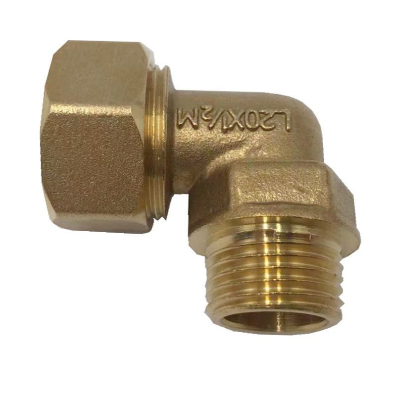 联塑铝塑1014-2632外牙弯头批发（一端接铝塑管，另一端接内牙）