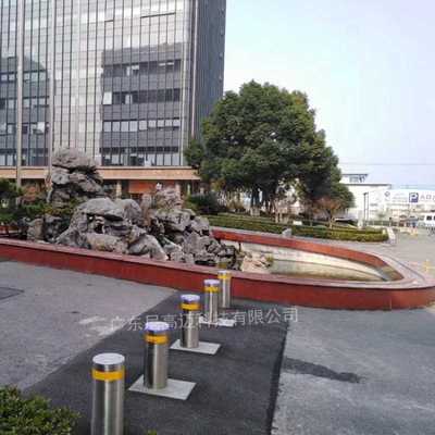 上海虹桥机场自动升降柱 304不锈钢成品车挡可升降 液压一体路桩