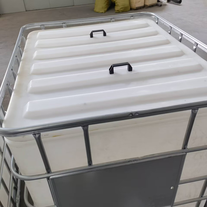 全新IBC吨桶1000L敞口 PE材质储存原料桶牛筋耐酸耐碱