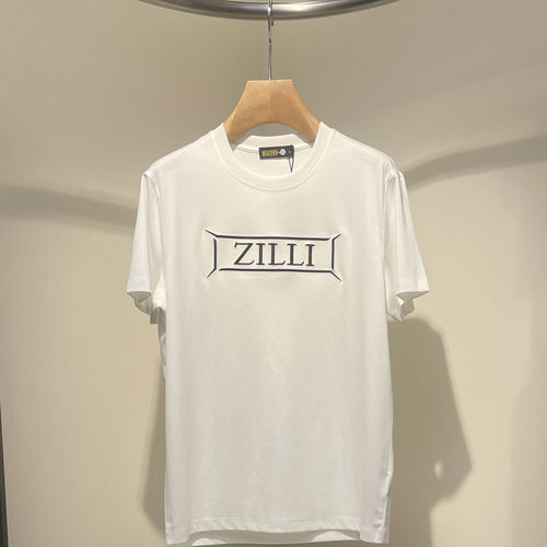 2025年ZILLI早春新款男士精品休闲短袖T恤码数M -XXXL