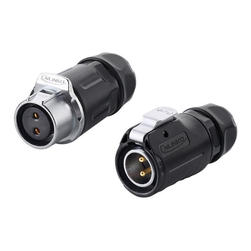 优选凌科LP20电源线防水连接器快速接头对插航空插头23 4 5 7 9 1