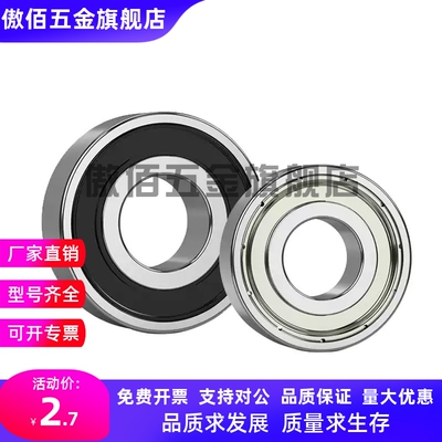 C-B6300/6301/6302/6303/6304/6305/6306ZZ深沟滚珠轴承双盖式