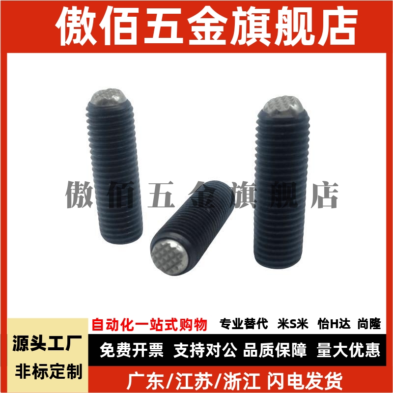 动向钢珠螺杆 齿面型锁紧螺丝 FSMG6-M16 无弹簧滚动波珠 PT16C