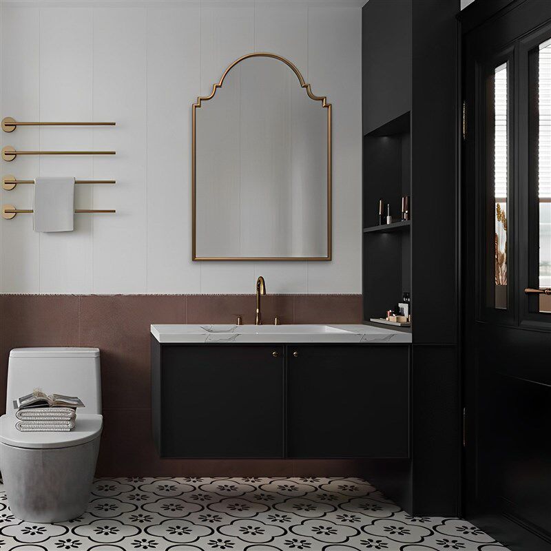 优选法式智能浴室镜壁挂式异形洗漱台卫生间镜子轻奢化妆镜客厅复