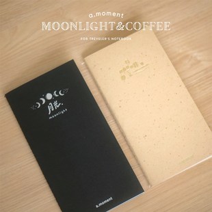 优选amoment TN点黑色内芯咖啡豆特种纸计划本内芯旅行者手帐笔记