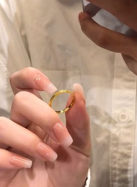 轻奢极简ins风戒指韩国精致