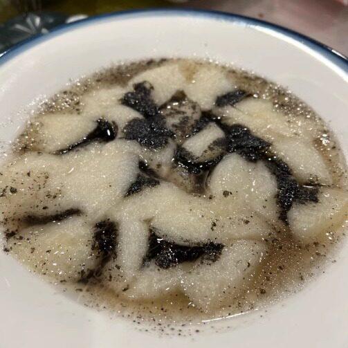 宁波老式猪油芝麻蒸麻糍糯糯叽叽饭店同款