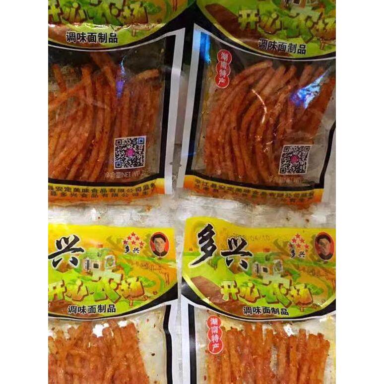 李多兴开心农场辣条8090后怀旧麻辣零食辣条辣丝麻辣面制品辣棒