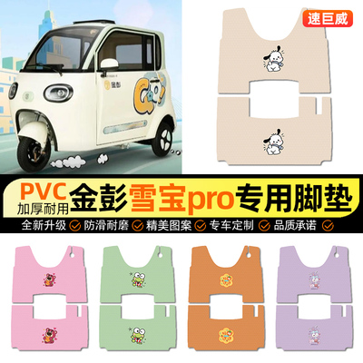适用【金彭雪宝pro】三轮车脚垫