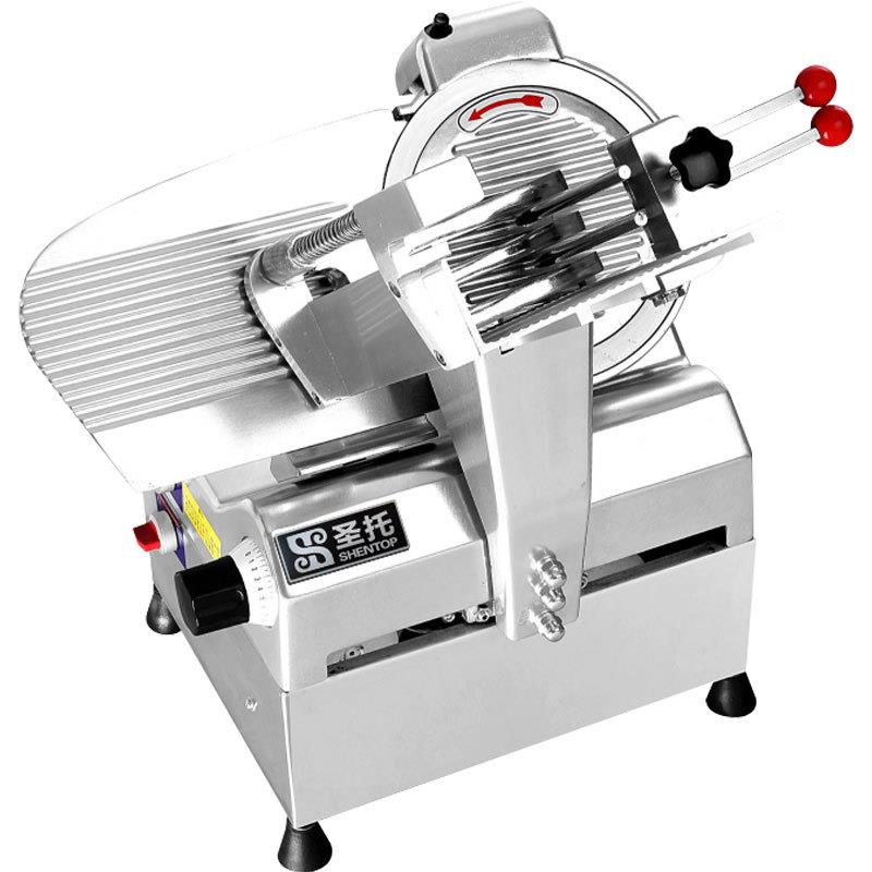 不锈钢肥牛肉卷薄片切片机羊肉冻肉刨肉机火锅店台式切肉机