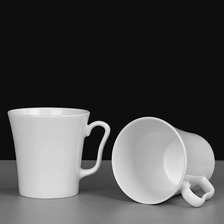 云玉川杯景德镇高白瓷创意个性化杯咖啡杯家庭水杯办公专用杯