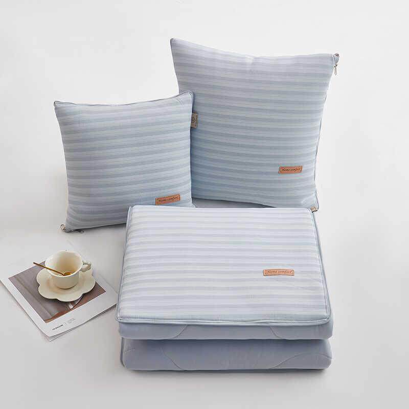 抱枕车用被子两用可折叠办公室午睡被简约现代汽车空调被四季通用