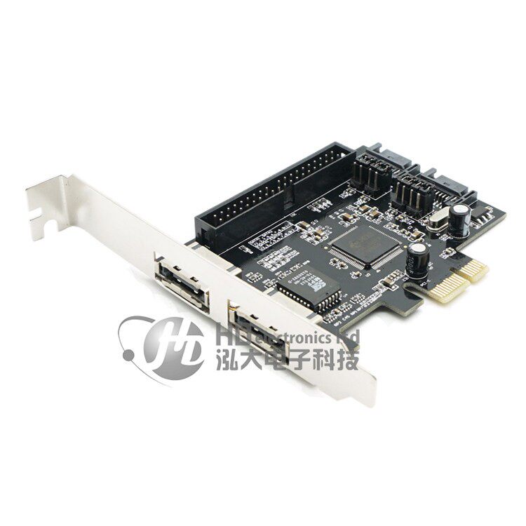 pcie转sata pcie转ide pci-e转2sata+ide JMB363 磁盘阵列卡