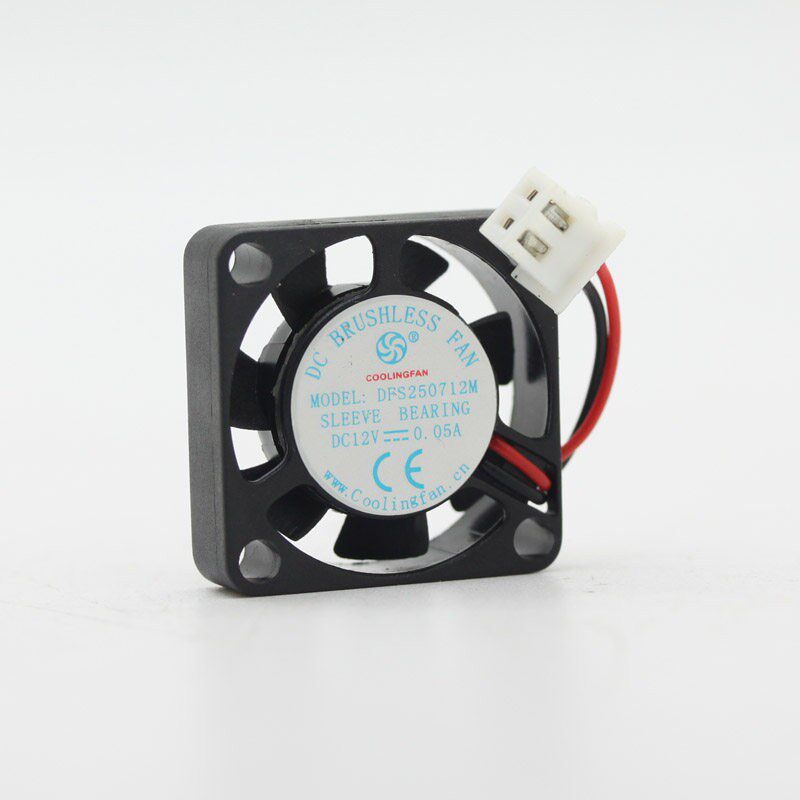 COOLINGFAN DFS250712M 2507 12V 0.05A 2.5CM 25MM静音微型风扇