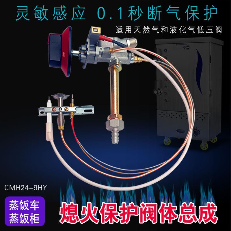 蒸饭柜开关熄火保护点火器商用蒸箱饭车打火总成开关配件安检改装