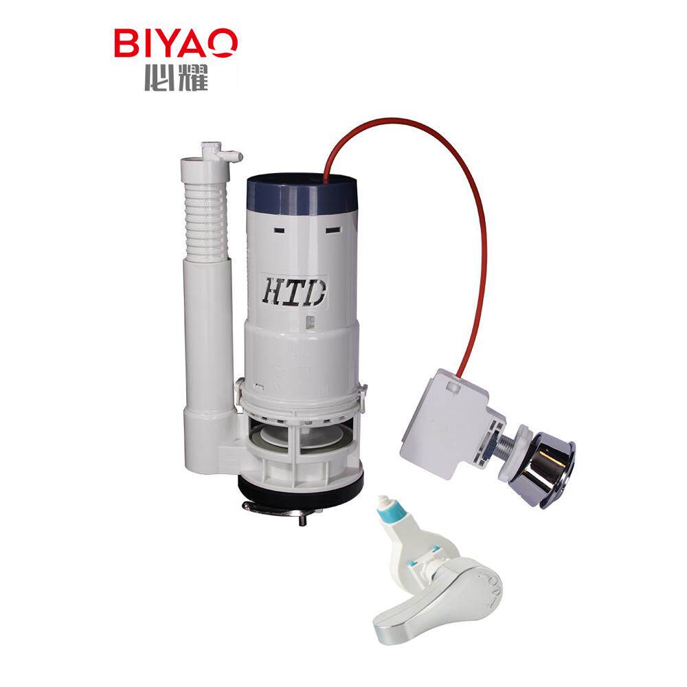 抽水马桶水箱配件侧按钮通用线控双按冲水器手拔老式坐便器排水阀