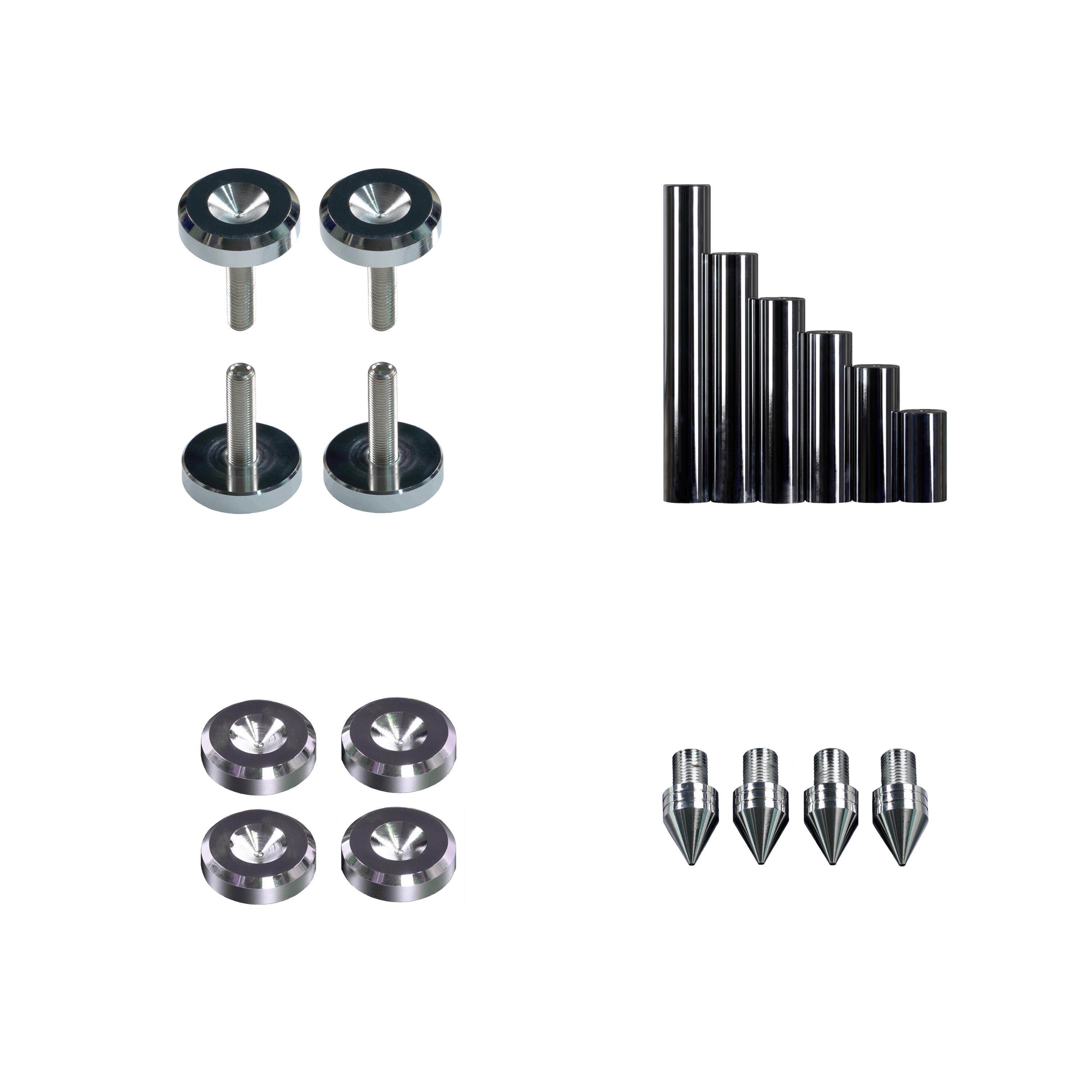 AVplay 机架配件功放架机柜机架器材架脚架不锈钢避震钉柱腿脚