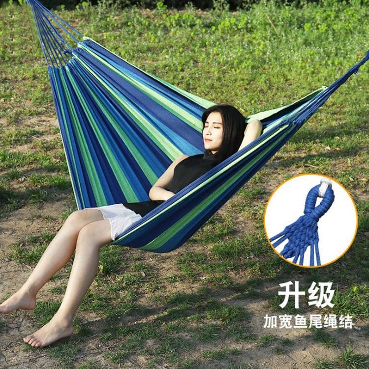 吊牀户外成人加厚网牀荡秋千野外帆布室内成人吊椅掉牀摇摇牀大人