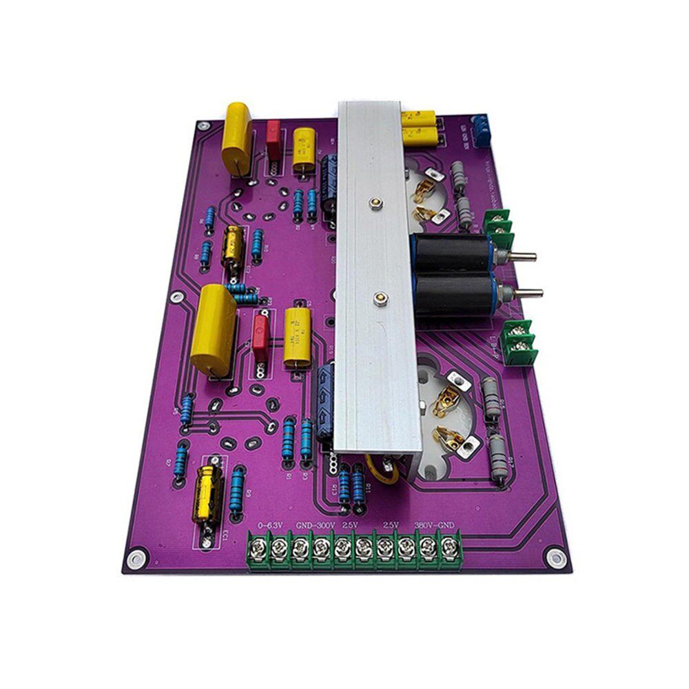 6J8P 717 推2A3 胆机功放板 单端 带电源 整流板 5Wx2 电路板 PCB