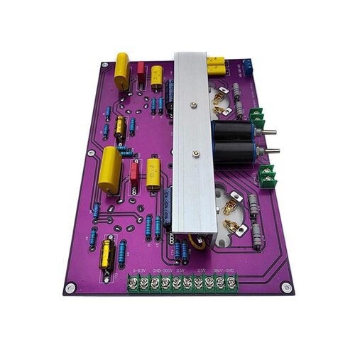 6J8P 717 推2A3 胆机功放板 单端 带电源 整流板 5Wx2 电路板 PCB