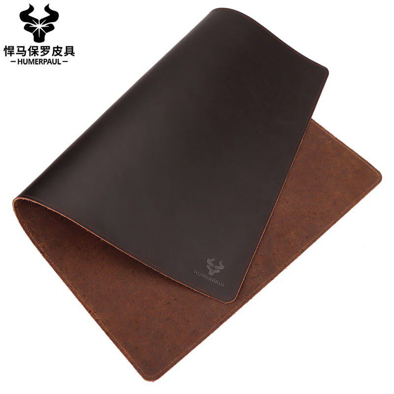 定制头层牛皮桌垫真皮办公办公桌电脑皮垫皮革垫子超大工作桌面垫