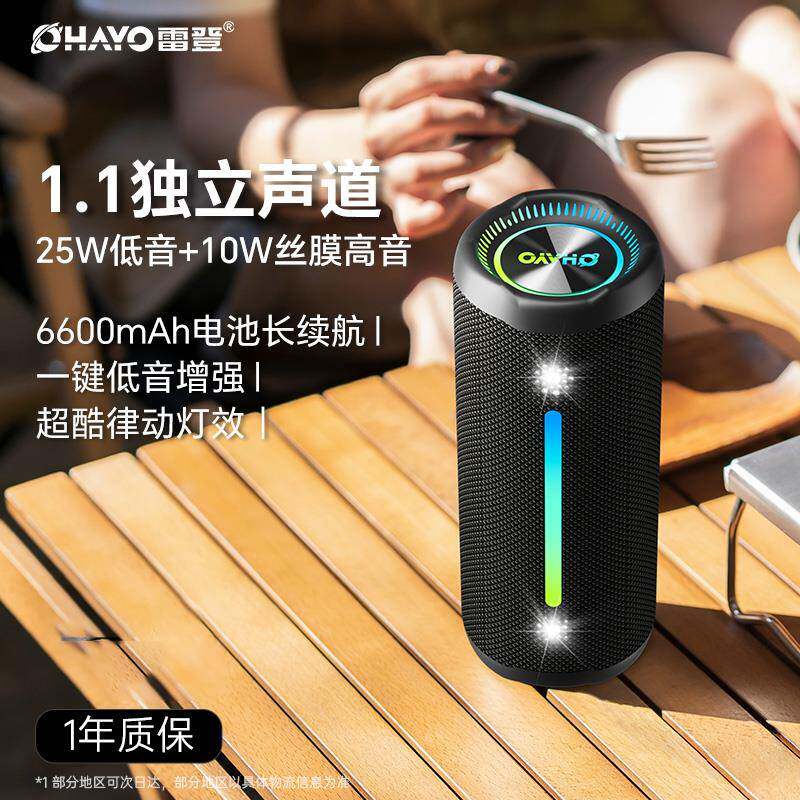 雷登X10蓝牙音箱大音量双喇叭户外骑行迷你可携式防水重低音炮音