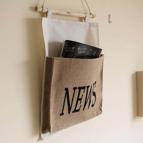 创意杂志壁挂式收纳袋 报纸储物袋平板pad床头挂袋墙上门后大号袋,收纳整理,收纳挂袋,淘宝优惠券,粉丝福利购,淘宝优惠卷