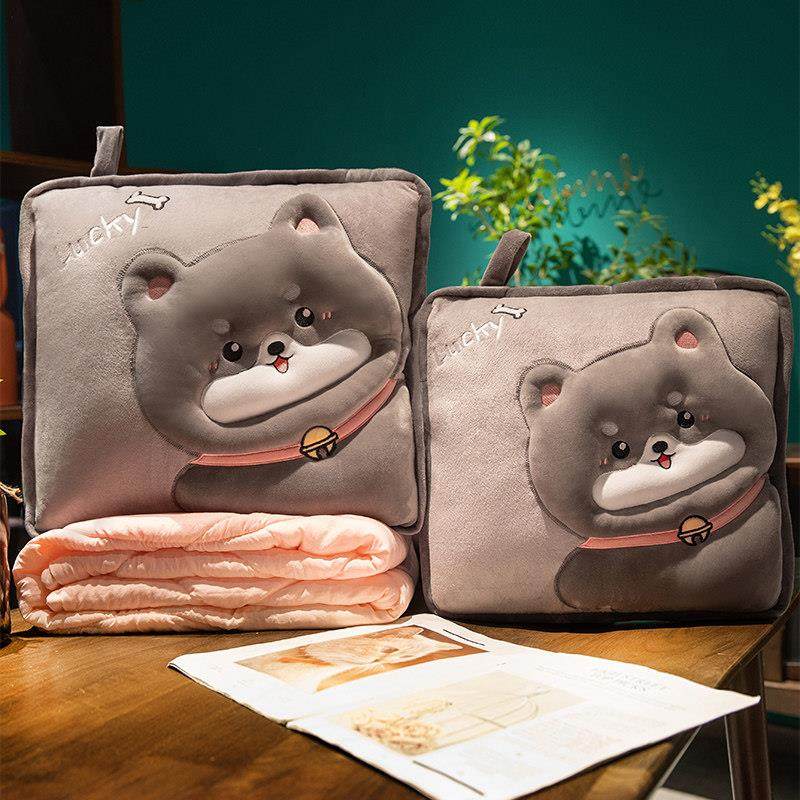 抱枕被子两用加厚二合一折叠汽车载靠枕枕头被办公室午睡空调毯子,居家布艺,抱枕被,淘宝优惠券,粉丝福利购,淘宝优惠卷