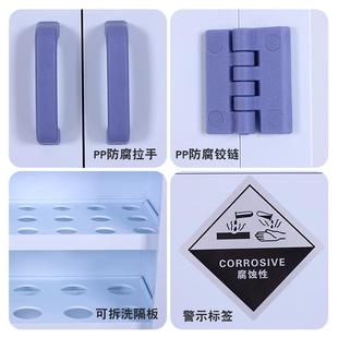 PP酸碱柜实验室耐腐蚀强酸碱化学药品试剂柜器皿危险品安全存储柜