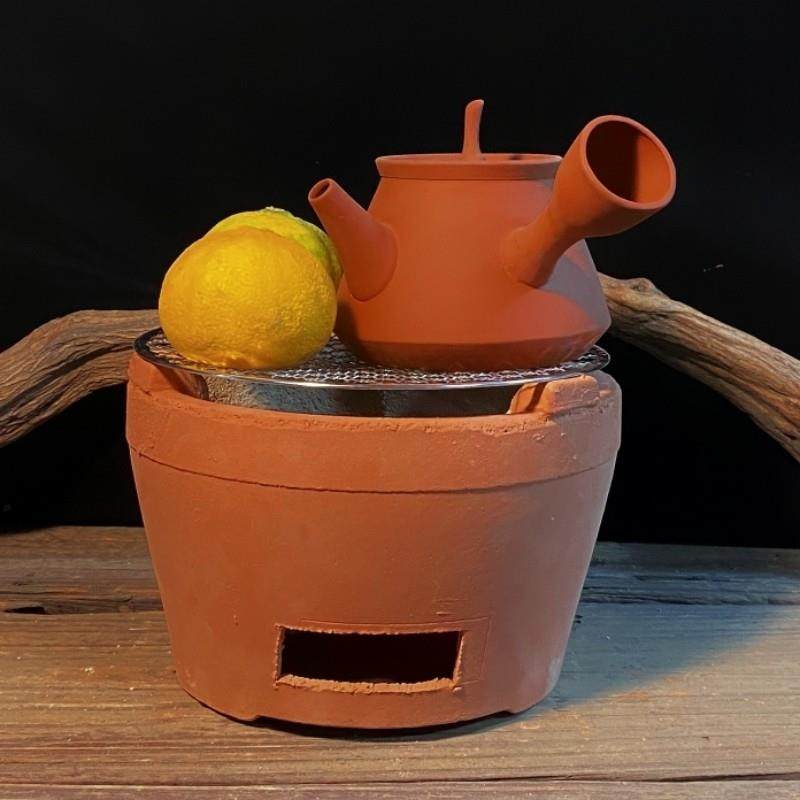 耐火红泥炉小火炉传统老式炭炉潮汕风炉仔煮茶炉取暖炉家用烧烤炉,餐饮具,功夫茶具,淘宝优惠券,粉丝福利购,淘宝优惠卷