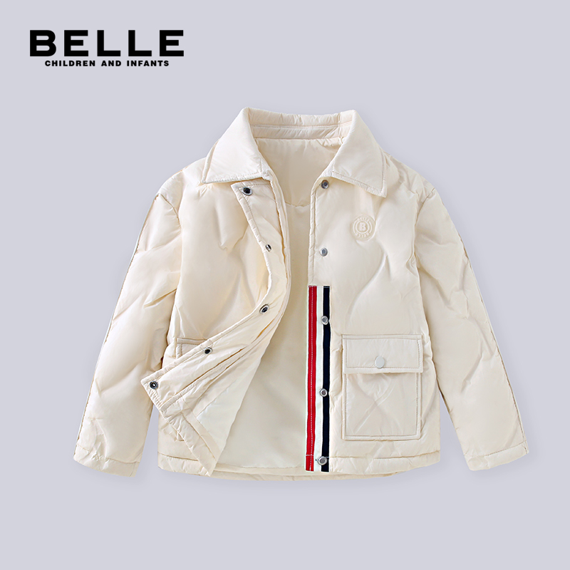 百丽儿童童装保暖羽绒服