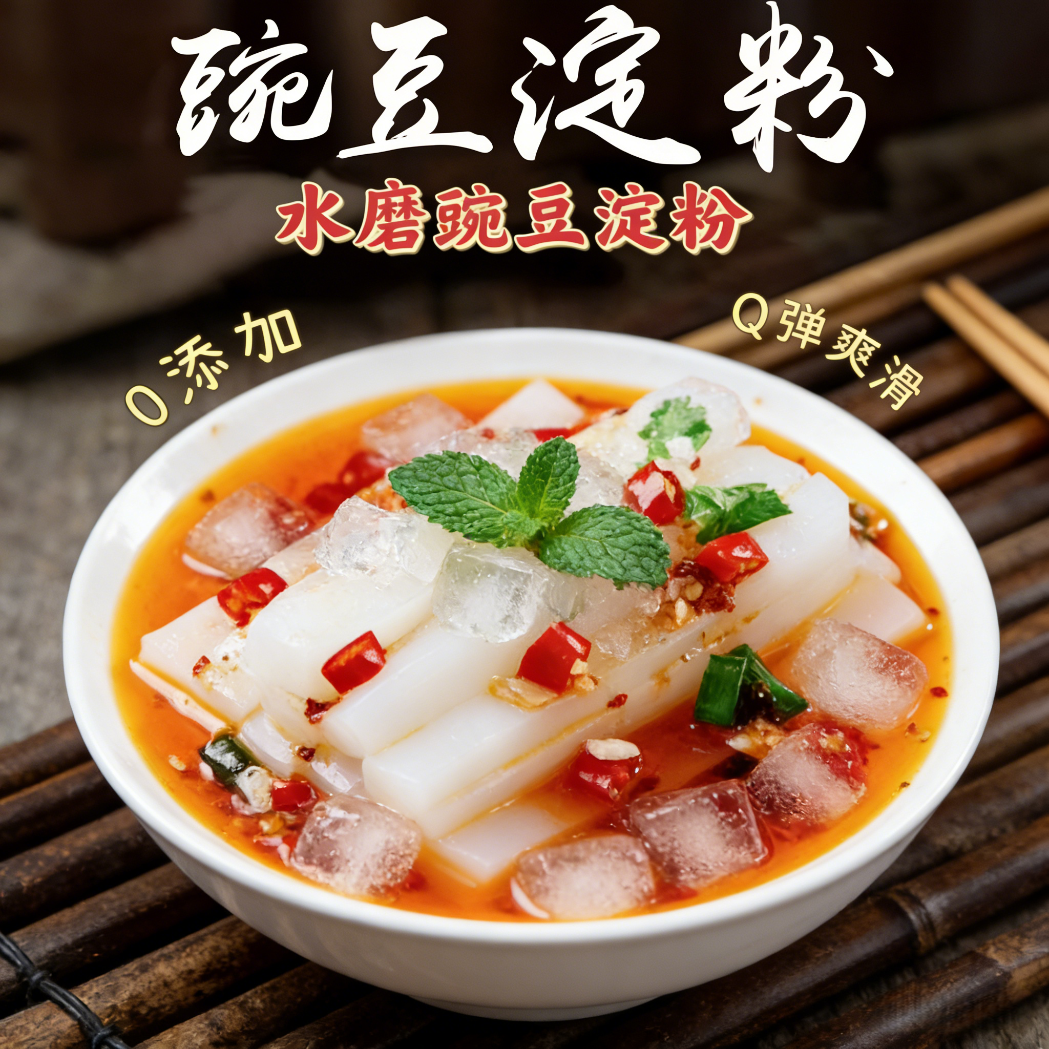 四川纯豌豆粉凉粉专用粉正宗纯正豌豆淀粉做碗豆粉凉皮自制商用